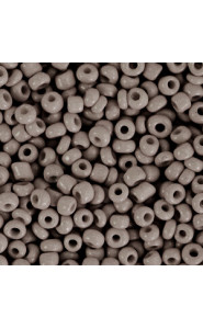 Seed beads 8/0 (3mm) Woodland grey